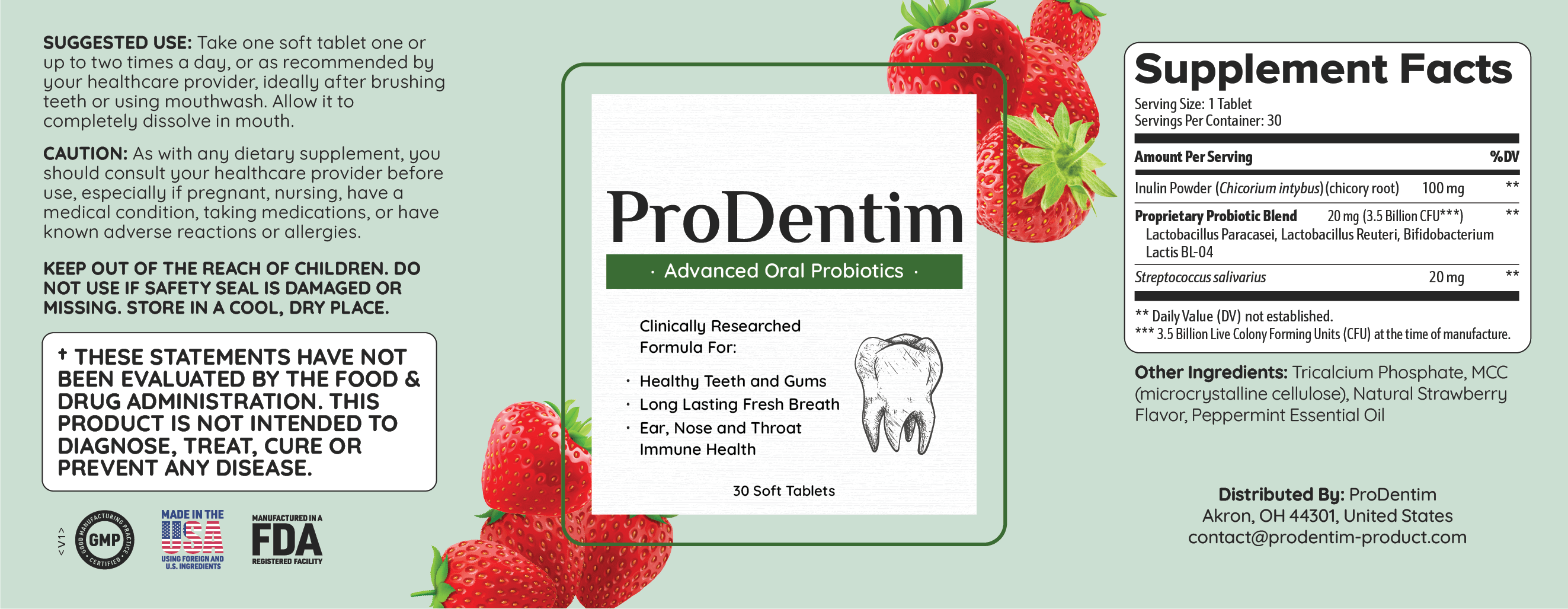 prodentim ingredients