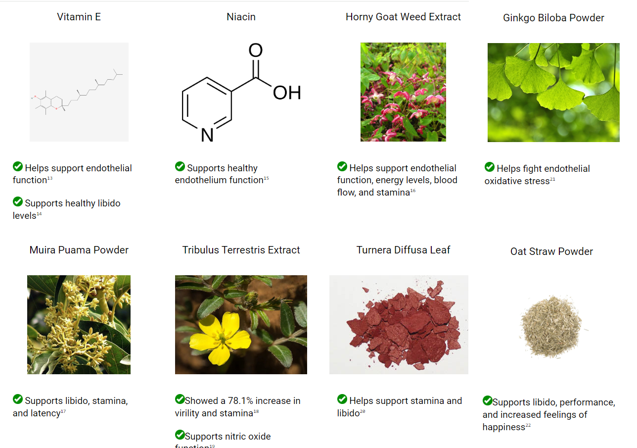 endopump ingredients